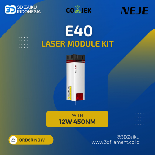 Original NEJE E40 Laser Module Kit Engraving Machine 12W 450NM - With Air Assist